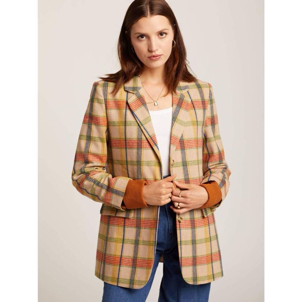 Brixton MAIZE MERRY BLAZER Sz S Wool Blend